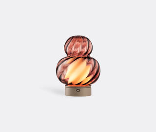 NasonMoretti 'Bibendum' table lamp, optic twist, violet MULTICOLOUR NAMO26BIB886PUR
