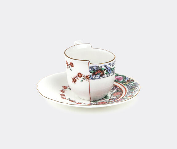 Seletti Hybrid-Tamara Coffe' Cup With Saucer In Porcelain undefined ${masterID} 2