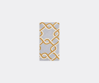 La DoubleJ 'Tackle' large napkin, set of two, turquoise TURQUOISE LADJ25LAR984MUL