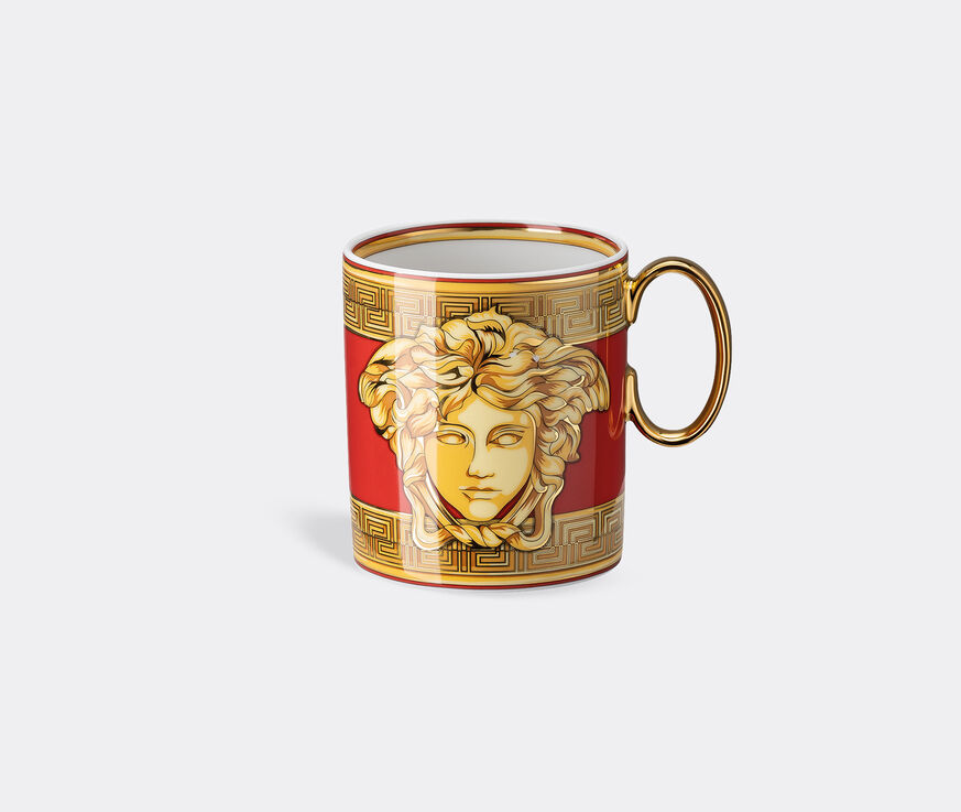 Rosenthal 'Medusa Amplified' mug, golden coin multicolour ROSE22MED239GOL