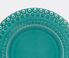 Bordallo Pinheiro ‘Fantasia’ dessert plate, set of four, acqua green Turquoise BOPI23FAN604LGR