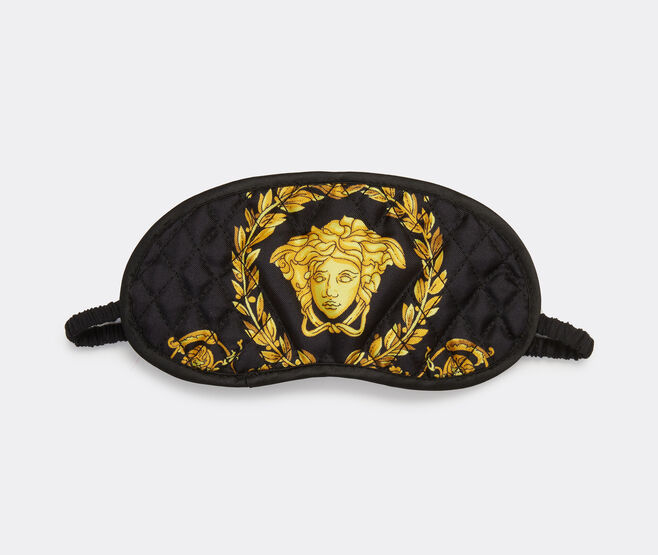 Versace 'Crete De Fleur' silk sleep mask MULTICOLOUR VERS22SLE824BLK