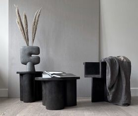 101 Copenhagen &#39;Big Foot&#39; coffee table, tall BROWN COPH22BIG771BEI