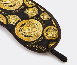 Versace 'Medusa Amplified' eye mask, black BLACK VERS22EYE745BLK