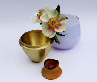 Utopia &amp; Utility 'Lavender India 1' stacking vessel LILAC UTUT22STA050PUR