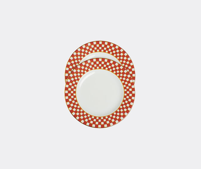 La DoubleJ 'Apollo' dinner plate, set of two, multicolor MULTICOLOUR LADJ24APO243MUL