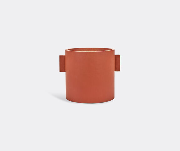 Serax Pot Concrete Rond Rouge-Brun D30 H30 Red, brown ${masterID} 2