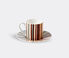 Missoni 'Stripes Jenkins' coffee cup and saucer, set of two, beige Multicolour MIHO22STR194MUL