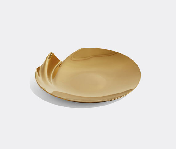 Zaha Hadid Design 'Serenity' platter, small, gold