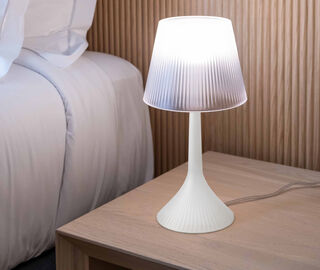 VESTA 'Duse' lamp, frosted white WHITE VEST25DUS655WHI