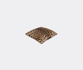 Dolce&amp;Gabbana Casa &#39;Leopardo&#39; silk twill cushion, small MULTICOLOUR DGCA22SIL041MUL