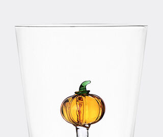 Ichendorf Milano 'Trick or Treat' tumbler, pumpkin, set of four, orange and clear MULTICOLOUR ICMI26TRI390MUL