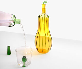 Ichendorf Milano 'Vegetables' bottle, zucchini MULTICOLOUR ICMI23VEG066MUL