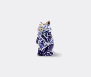 POLSPOTTEN 'Frog' piggy bank, dark blue BLUE POLS25PIG136BLU