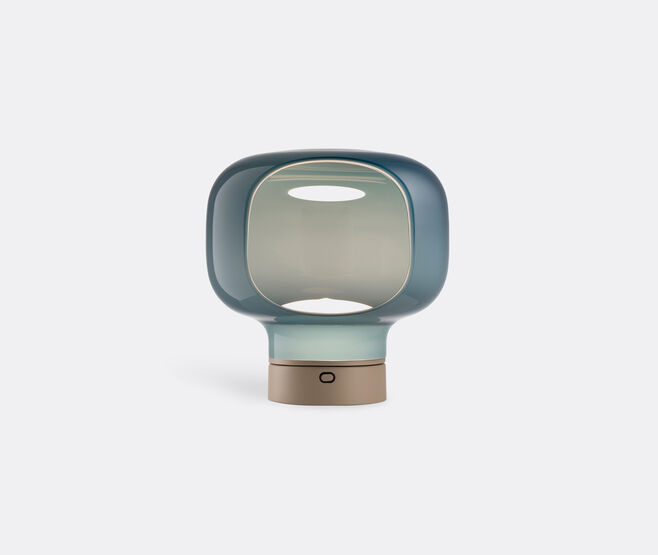 NasonMoretti 'Mini Technicolor' table lamp, avio blue and milk white MULTICOLOUR NAMO26MIN800BLU