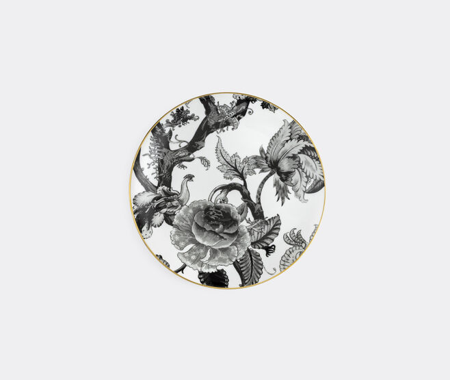 Simone Guidarelli Home 'Secret Garden' dinner plate, black and white MULTICOLOUR SIMO26SOU600MUL