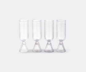 POLSPOTTEN &#39;Rooftop&#39; champagne glass, set of four, clear TRANSPARENT POLS25CHA297TRA