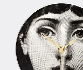 Fornasetti 'Silenzio' desk clock WHITE FORN25DES603MUL