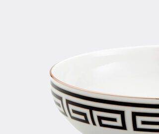 Ginori 1735 'Labirinto' salad bowl, black BLACK RIGI20LAB846BLK
