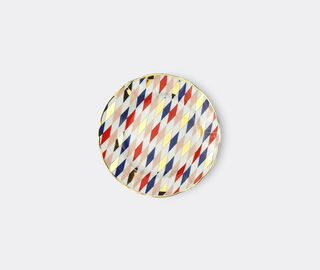 Bitossi Home 'Quadri' dessert plate, set of four MULTICOLOUR BIHO22SET745MUL