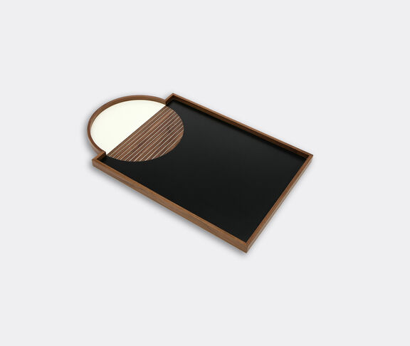 Studio Nada Debs 'Geometrik' tray Black, white, brown ${masterID}