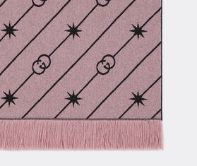 Gucci 'Diagonal' plaid blanket, pink PINK GUCC22PLA164PIN