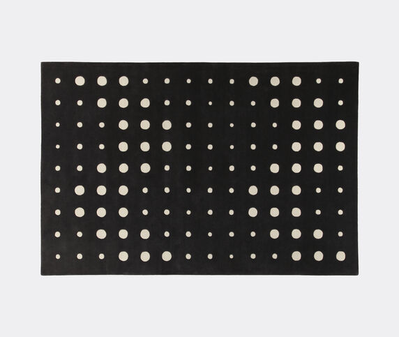 Amini Carpets 'Bubbles' rug 2, black and white black, white AMIN19JC5633BLK