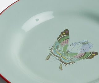 Pierre-Louis Mascia Floral starter plate, light blue LIGHT BLUE PLMA26PLA599LBL