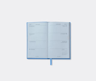 Smythson '2026 Panama' weekly diary with pocket, Nile blue BLUE SMYT25PAS390BLU