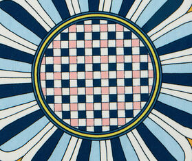 La DoubleJ 'Napoli' placemat, set of two, midnight blue MULTICOLOR LADJ26DIS928MUL