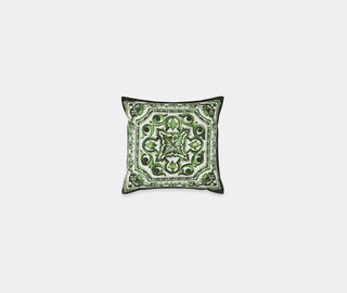 Dolce&amp;Gabbana Casa 'Maiolica' cushion, green GREEN DGCA26OUT552GRN