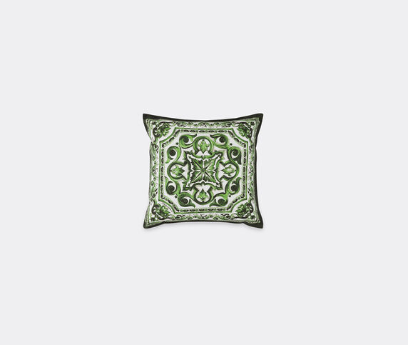 Dolce&Gabbana Casa 'Maiolica' cushion, green GREEN DGCA26OUT552GRN