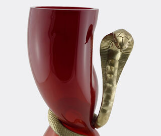 Vanessa Mitrani 'Cobra' vase, red and bronze RED VAMI23COB859GRY