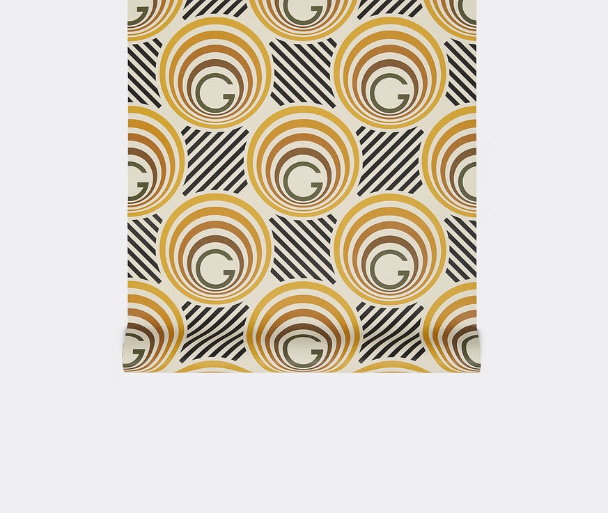 Gucci 'G Circle Game' Wallpaper, yellow  GUCC22CIR203MUL