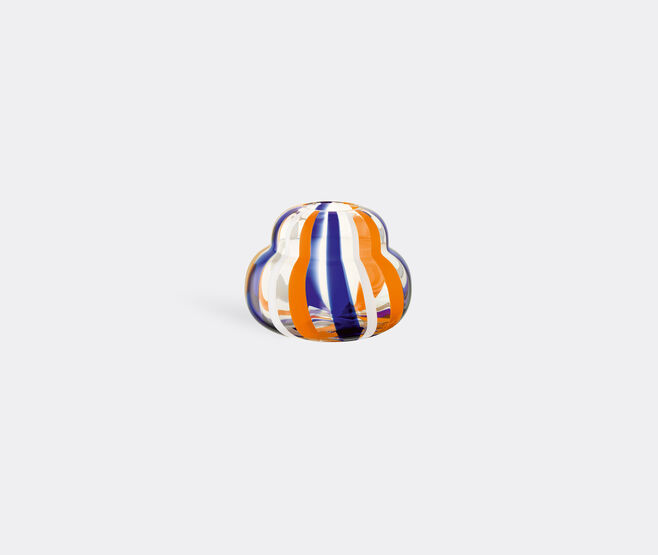 LSA International 'Folk' vase, blue, orange and white MULTICOLOUR LSAI23FOL853MUL