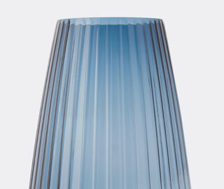 XLBoom 'Dim Stripe' vase, extra large, blue BLUE XLBO25DIM025BLU