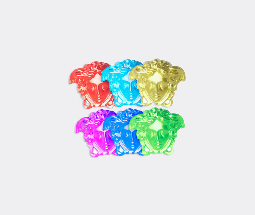Versace 'Medusa Head' coaster, set of six Multicolor VERS22COA414MUL
