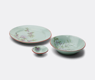 Pierre-Louis Mascia Floral dinner plate, cherry blossom, light blue LIGHT BLUE PLMA26PLA631LBL