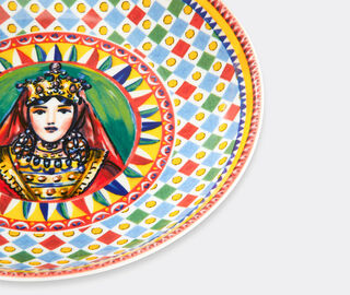 Dolce&amp;Gabbana Casa 'Carretto Siciliano' soup plate, set of two MULTICOLOUR DGCA22SET583MUL