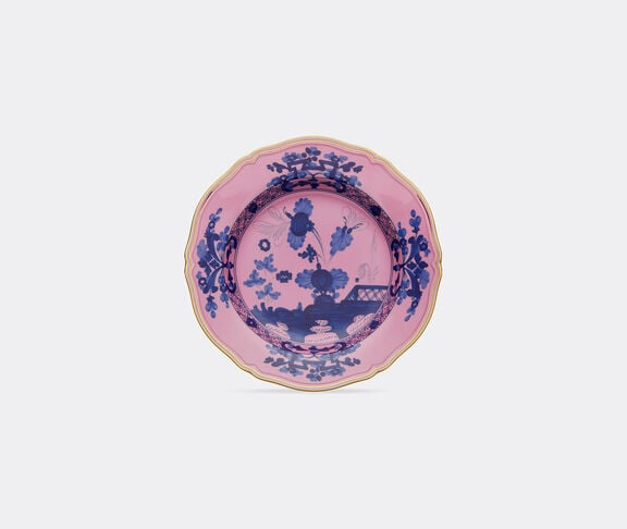 Ginori 1735 Oriente Italiano Round Flat Platter Cm 31 In. 12 1/4 Antico Doccia Shape Azalea ${masterID} 2