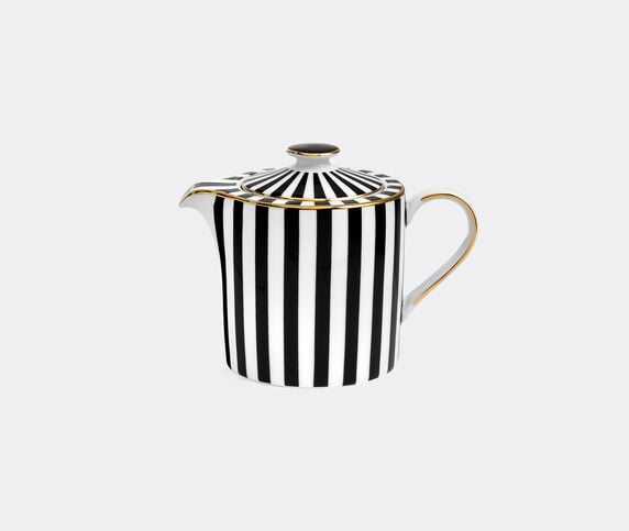 Simone Guidarelli Home 'Souvenirs De Voyage' teapot, black and white MULTICOLOUR SIMO26SOU041MUL