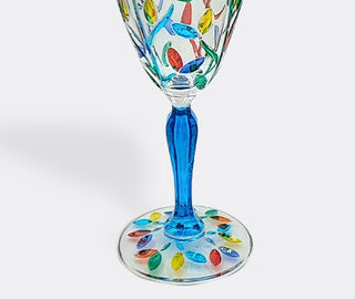 Les-Ottomans 'Floral' glasses, set of four MULTICOLOUR OTTO23CRY255MUL
