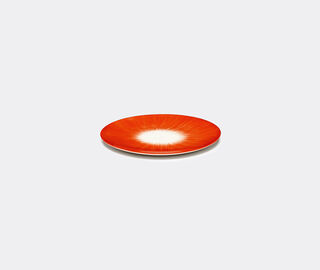 Serax 'D&eacute;' dessert plate, variation 5, set of two, white and red WHITE SERA24PLA513WHI