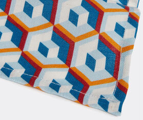 La DoubleJ 'Cubi Blu' large napkins, set of two MULTICOLOUR LADJ22LAR351MUL