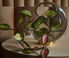 AYTM 'Globe' vase with stand, navy  AYTM21GLO450BLU