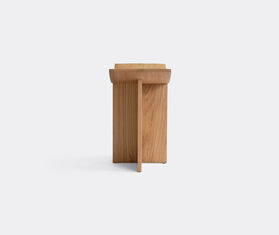 101 Copenhagen 'Brutus' stool, natural oak LIGHT BROWN COPH25BRU537BEI