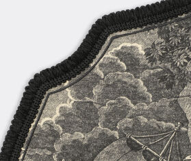 Gucci 'Toile De Jouy' placemat and napkin, black BLACK GUCC23PLA759BLK