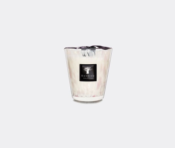 Baobab Collection 'Pearls White' candle, medium Multicolor BAOB23PEA788MUL