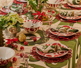 THEMIS Z &#39;Kallos&#39; salad bowl, red RED THEM24KAL620RED