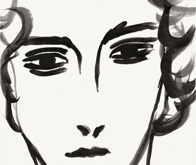 Lemon &#39;Poking 325&#39; art print LIGHT BROWN LEMN21POK365MUL